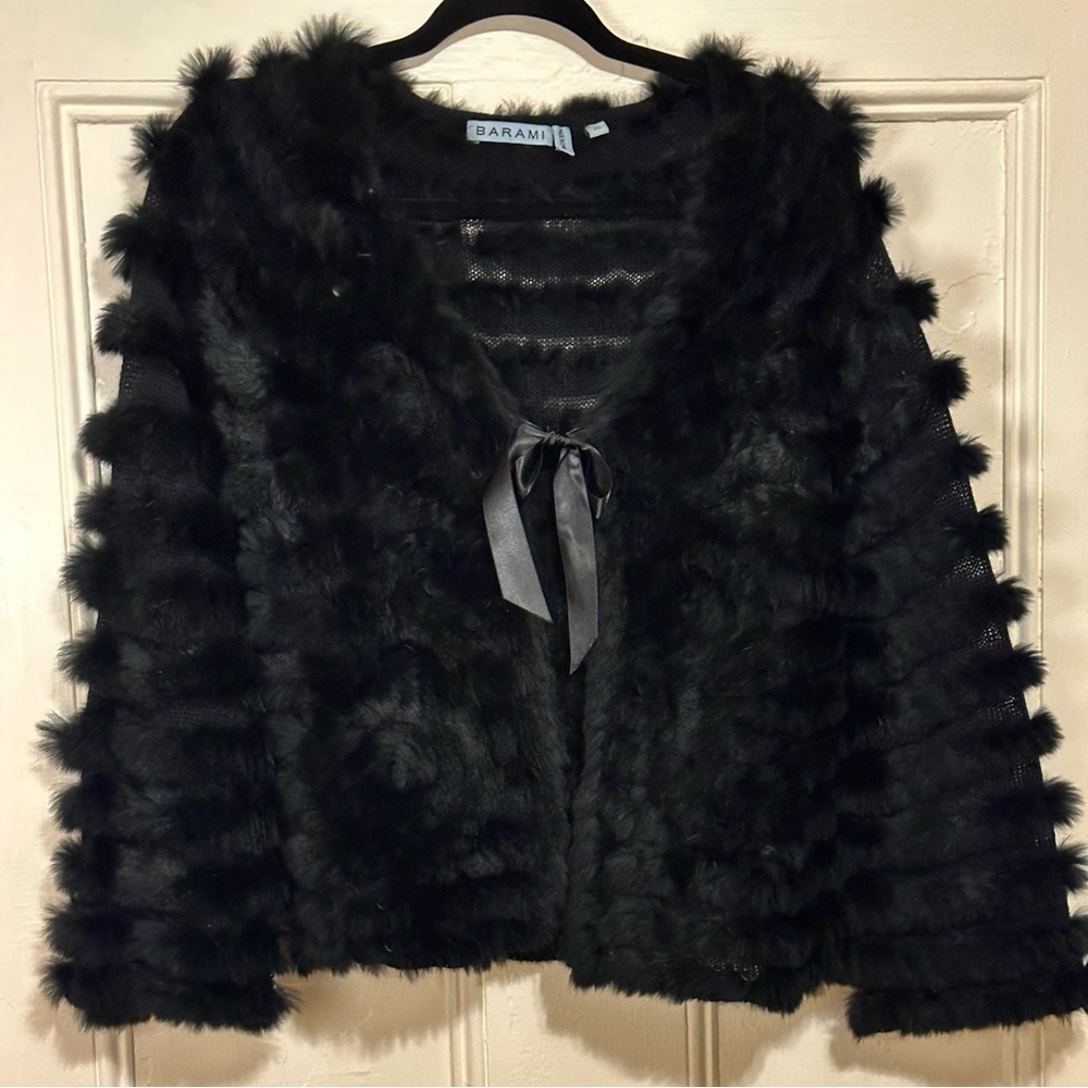 Barami Black Faux Fur Jacket